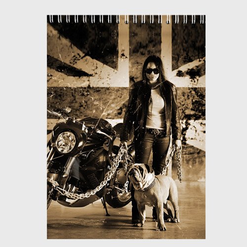 Брутальный байкер