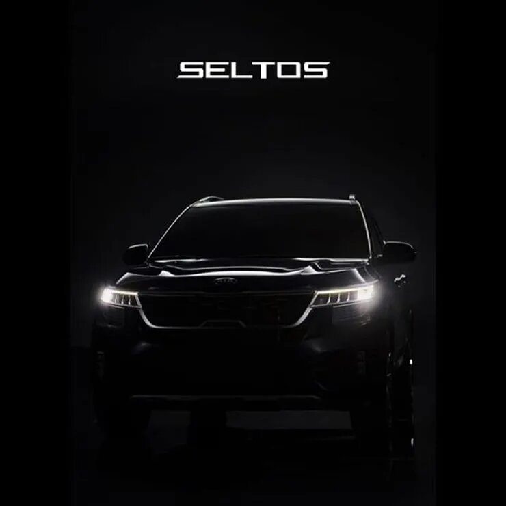 Киа Селтос в темноте