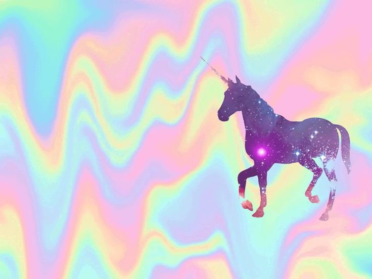 Единорог с радугой