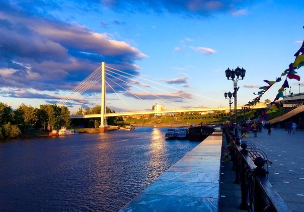 Набережная Тюмень лето