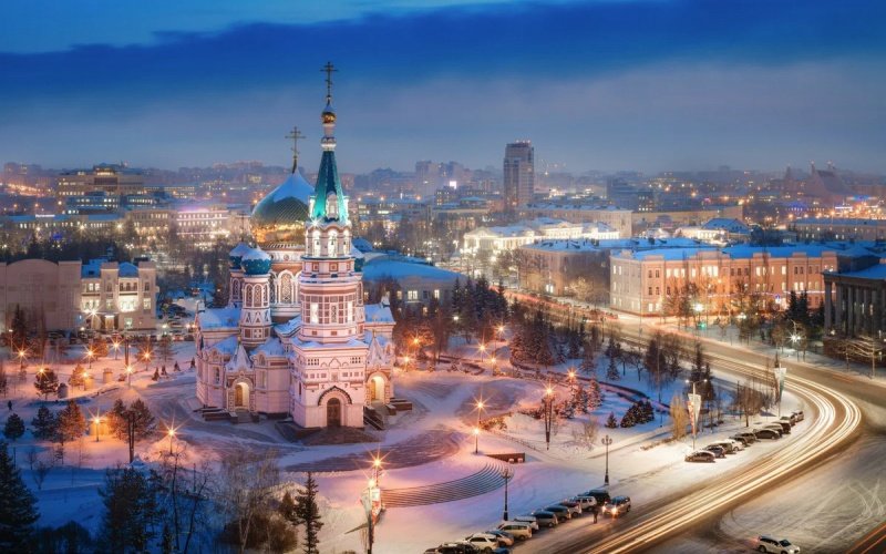 Зимний Омск