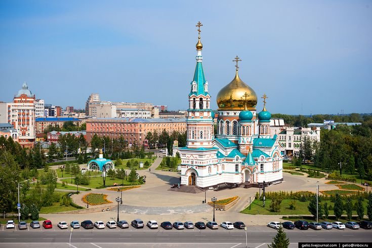 Соборная площадь Омск