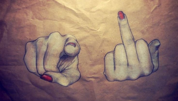 Красивый фак