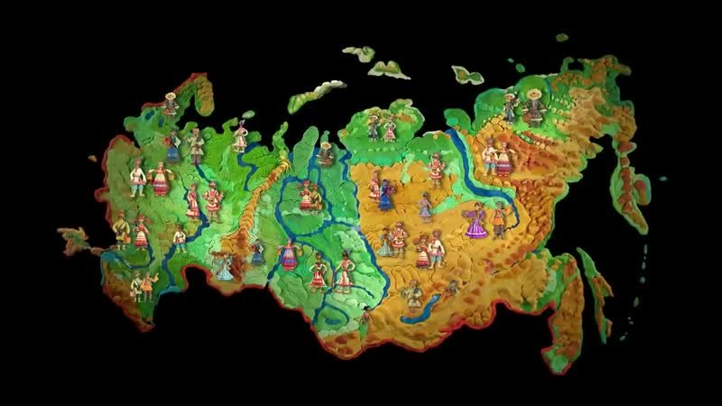 Карта РФ гора самоцветов