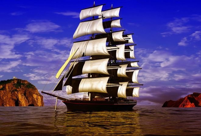 Парусный корабль