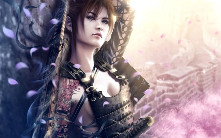 Девушка в доспехах