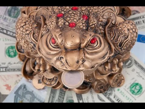 Лягушки на денежных купюрах