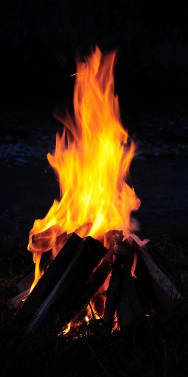 Пламя костра