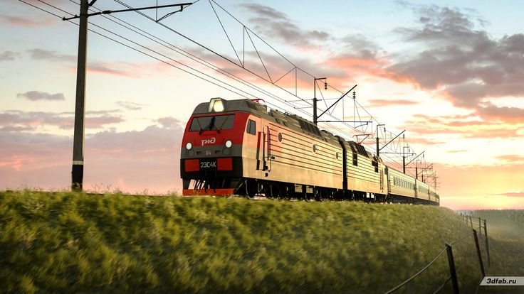 Электровоз 2эс4к