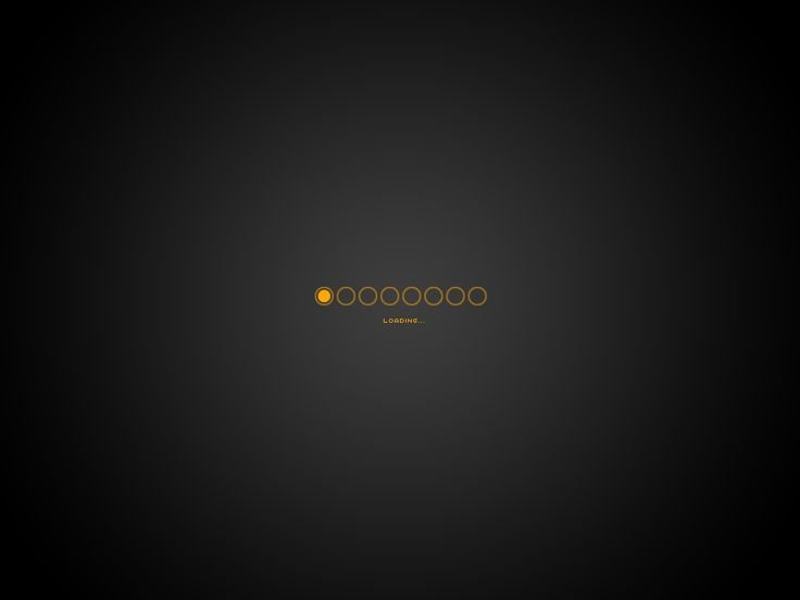 Надпись загрузка