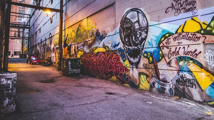 Стены в стиле андеграунд