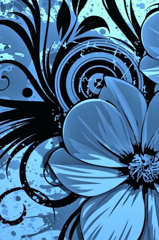 Цветы фоновый рисунок