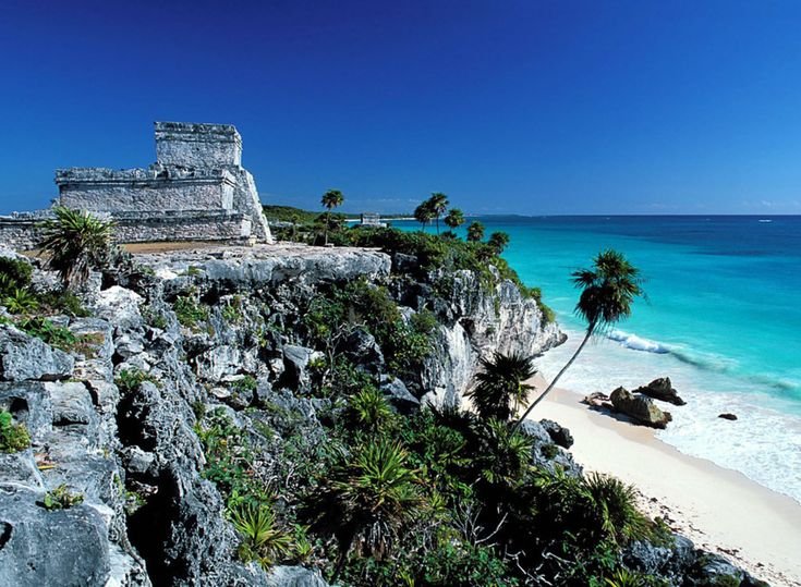 Пляж Тулум Мексика