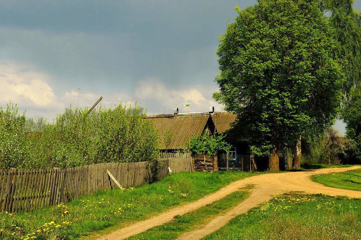 Родные просторы Пушгоры панорама