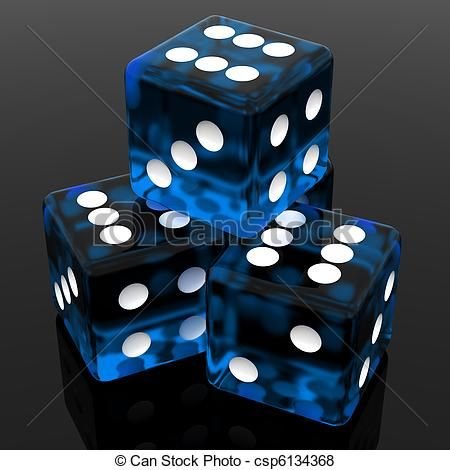 Синий кубик