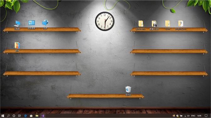 Обои с полочками