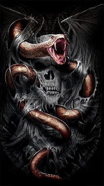 Жуткие заставки на телефон