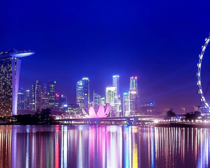Сингапур Сити ночной