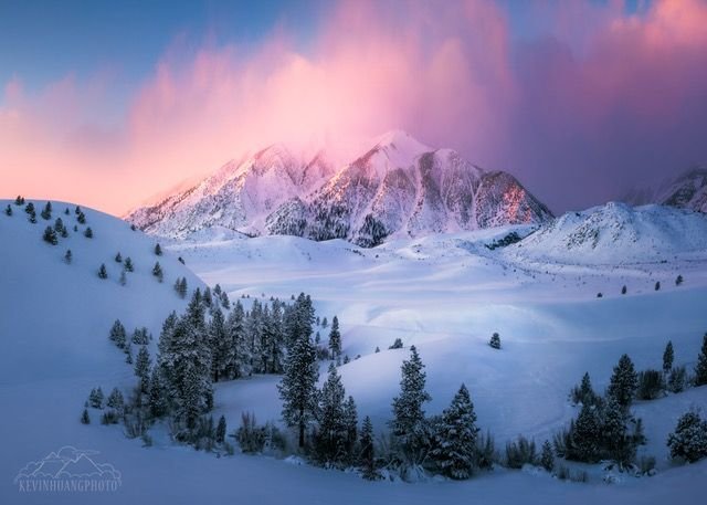 Снежные горы