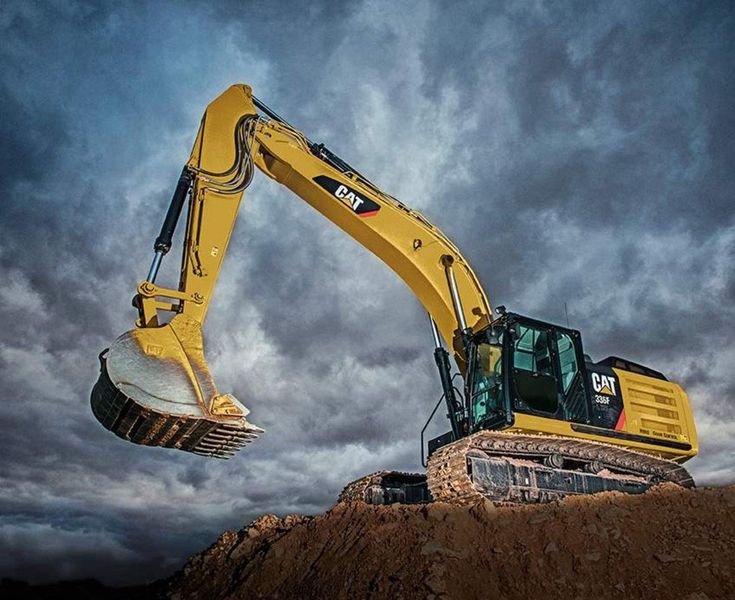 Cat 210 экскаватор