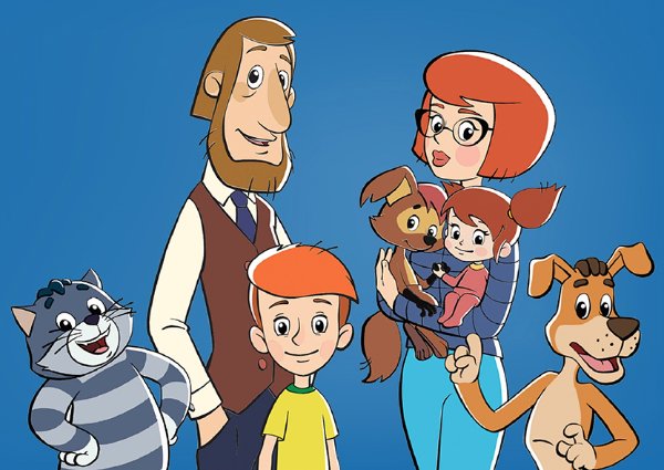 Герои Простоквашино в картинках