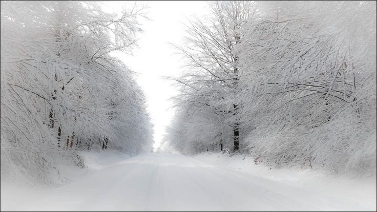 Снегопад фото