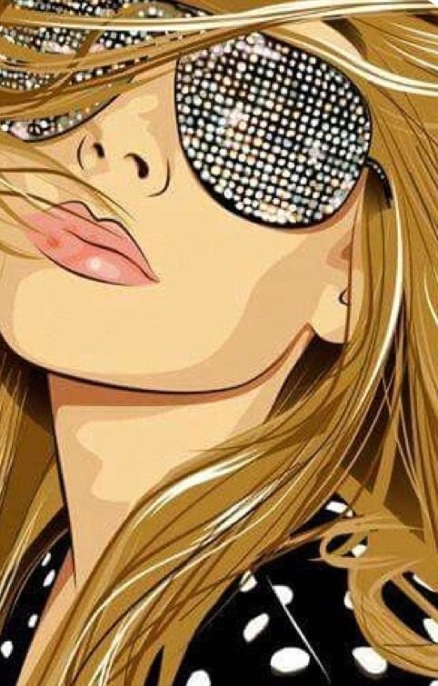 Девушка Fashion Art