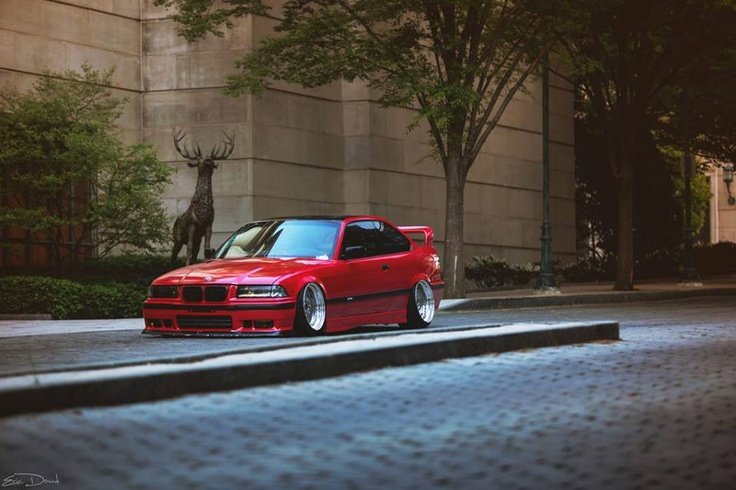 BMW e36 stance