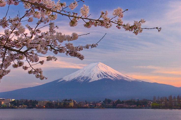 Гора Фудзияма в Японии