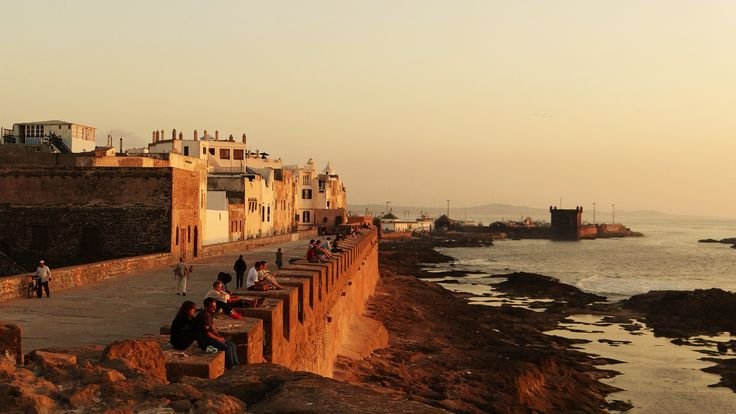 Пляж ЭС Сувейра в Марокко