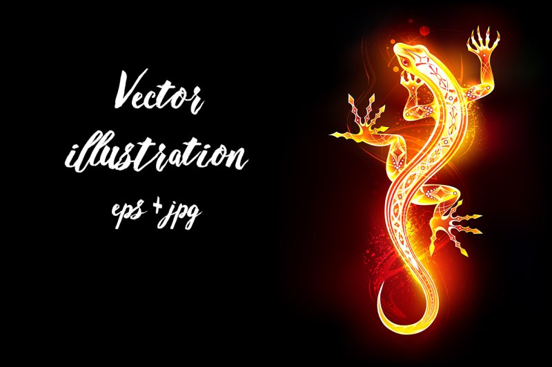 Огненная саламандра / Flame Salamander